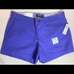 Old Navy Women’s Periwinkle Cotton Shorts NWT